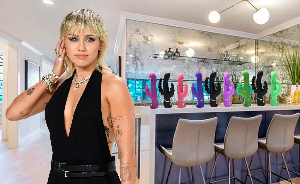 Miley Cyrus revela que compra sex toys aos montes… mas é para decorar seu château de 23 milhões. Oi?