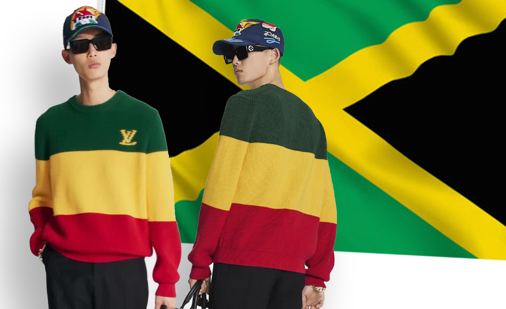 Louis Vuitton comete gafe ao errar as cores da bandeira da Jamaica em suéter de R$ 7 mil: “Ninguém pesquisou no Google?”