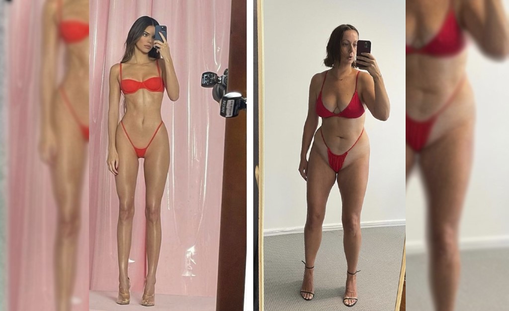 Celeste Barber questiona padrões recriando foto de Kendall Jenner e vídeo de Kylie… sempre com muito humor!