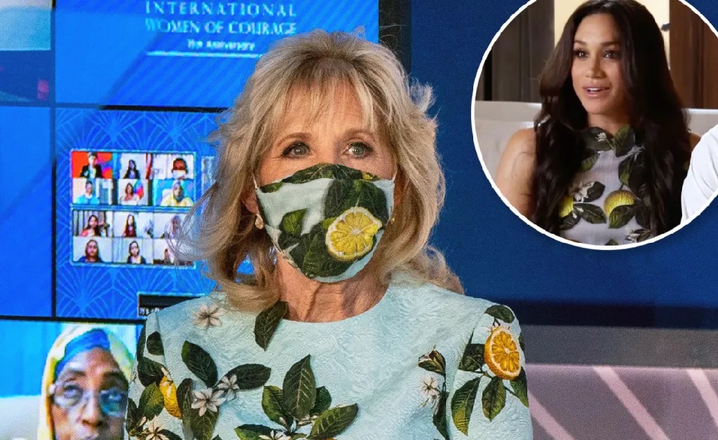Primeira-dama dos EUA pode ter usado ‘truque de moda’ para elogiar Meghan Markle