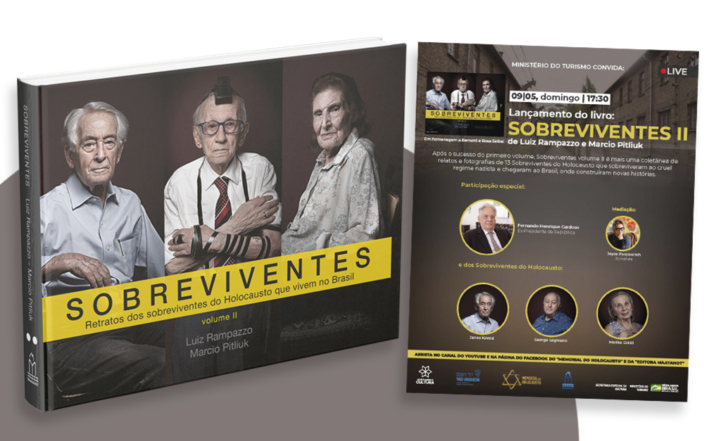 Memorial do Holocausto realiza live com participação de Fernando Henrique Cardoso para lançamento do livro ‘Sobreviventes II’