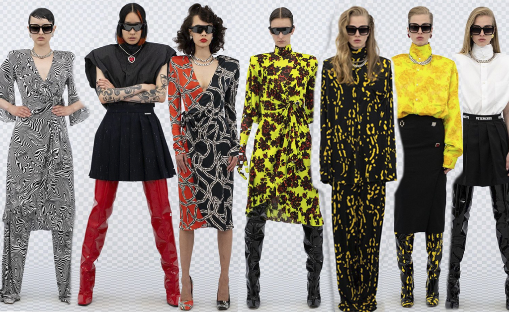 A volta das ombreiras ganha empurrãozinho que faltava com a nova coleção futurista da Vetements. Quem se habilita?