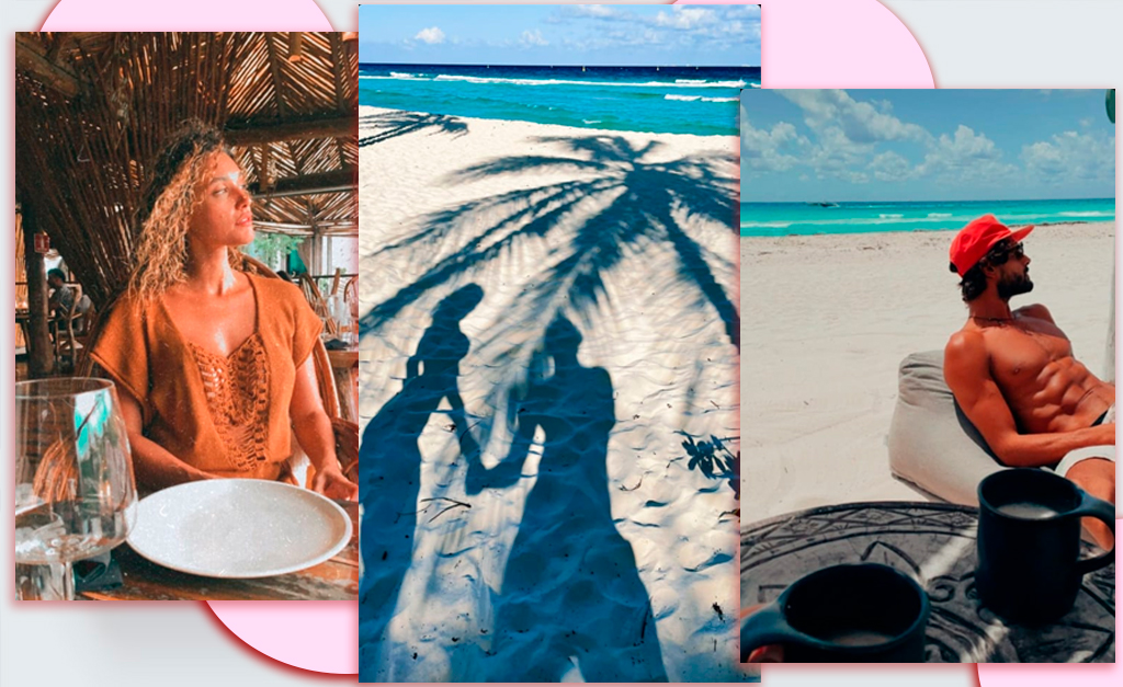 Débora Nascimento e Marlon Teixeira não escondem mais o namoro e curtem ‘lua-de-mel’ no México