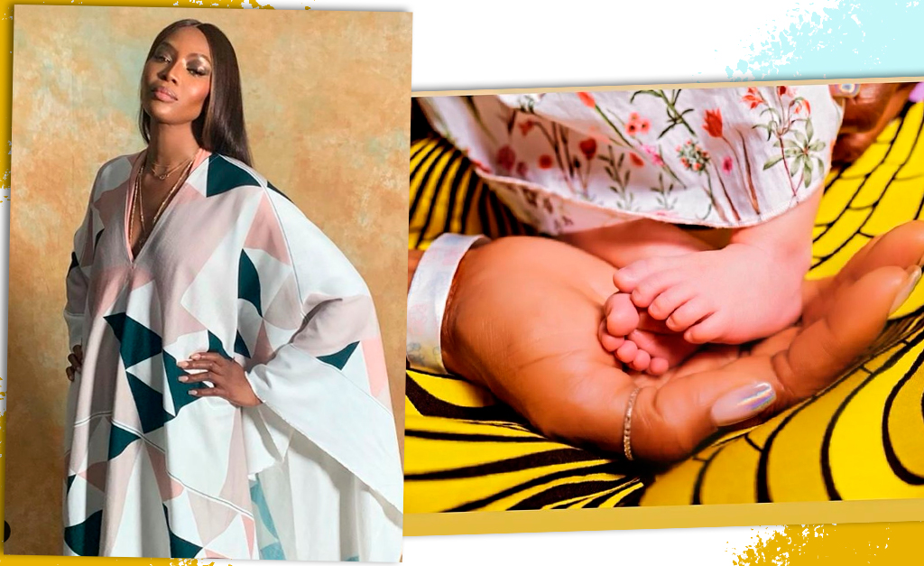 Naomi Campbell anuncia chegada da primeira filha e é a nova mamãe-coruja do pedaço: “Não existe amor maior”