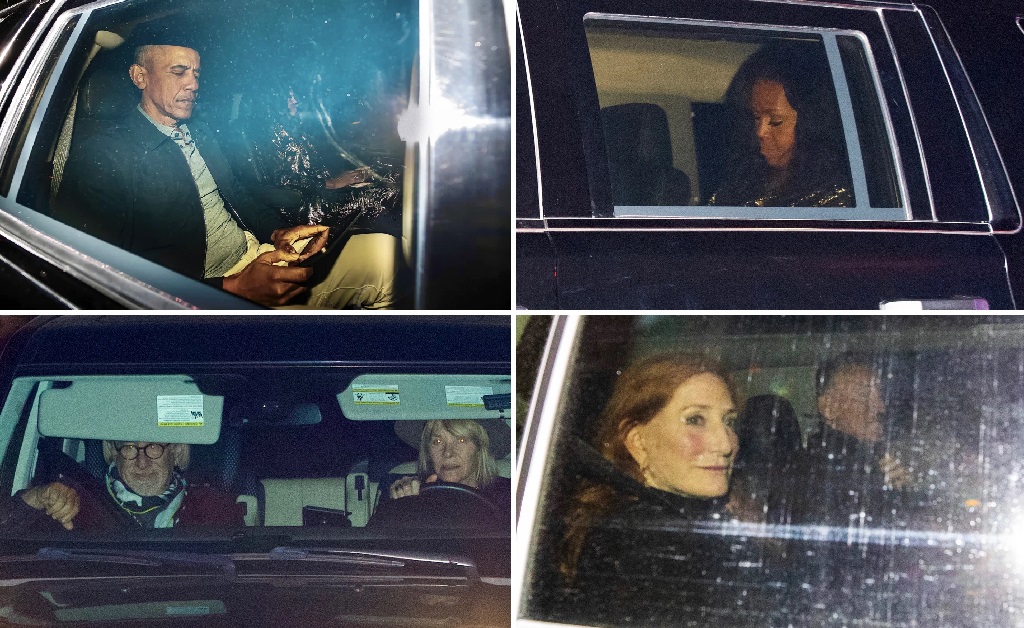 Casal Obama começou a semana em clima de petit comité com hollywoodianos… Vem saber!
