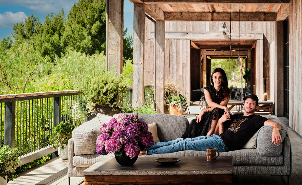 Lar doce lar: conheça o rancho sustentável de mais de 24 mil m² de Ashton Kutcher e Mila Kunis. Ao tour!