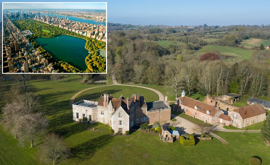Propriedade inglesa histórica com terreno maior do que o do Central Park é colocada à venda. Quem se habilita?