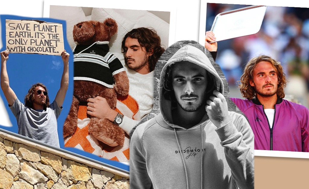 Grego, jovem, youtuber e divertido…Glamurama conta quem é o tenista Stefanos Tsitsipas que deu um susto em Novak Djokovic