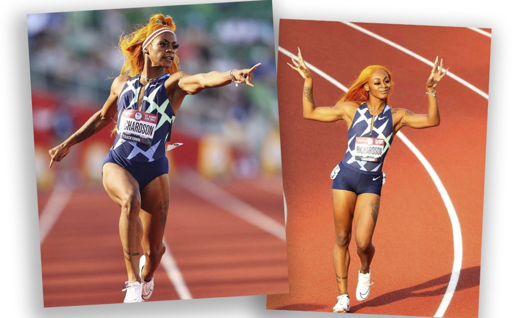Com unhas postiças, cílios, lace e velocidade, Sha’Carri Richardson está no caminho para ser a mulher mais rápida do mundo