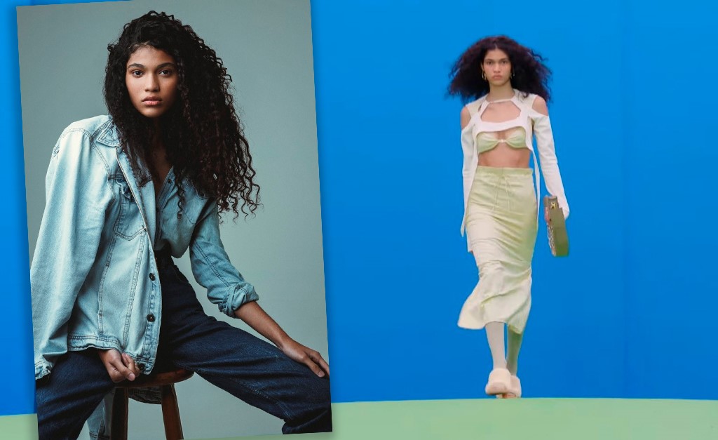 New face brasileira, Raynara Negrine brilha no desfile de Jacquemus ao lado de Kendall Jenner e Bella Hadid
