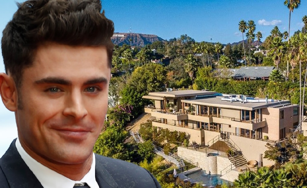 Zac Efron vende château em Los Angeles por quase R$ 30 milhões e se muda definitivamente para a Austrália