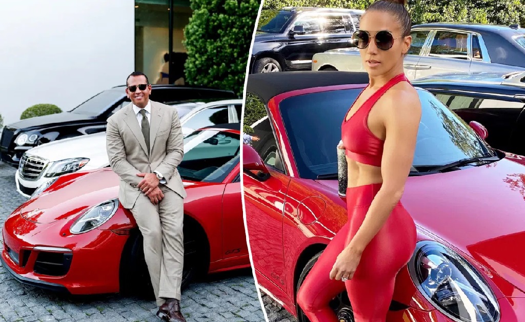 Alex Rodriguez aparece em Porsche de R$ 800 mil que deu de presente para a ex-Jennifer Lopez