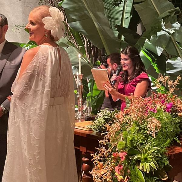 Gabriela Baumgart e Mauricio Pessoa se casam em São Paulo