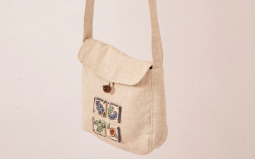 Desejo do dia: bolsa com bordados de cerâmica da Handred