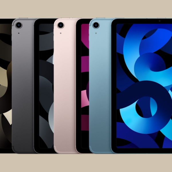 Desejo do dia: novo iPad Air, da Apple, disponível também em rosa, roxo e azul