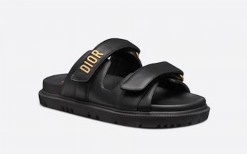 Desejo do dia: slide em couro da Dior