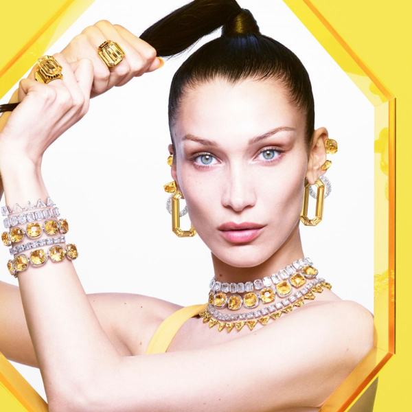 Bella Hadid é o novo cristal da Swarovski