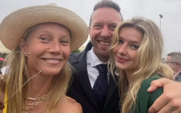 Gwyneth Paltrow e Chris Martin aparecem juntos na formatura da filha