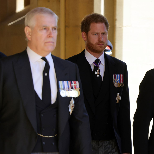 Por que os príncipes Harry e Andrew foram banidos de usar uniformes oficiais em homenagem a Elizabeth II?