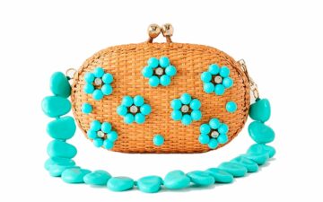 Bolsa Olivine Flower da SERPUI