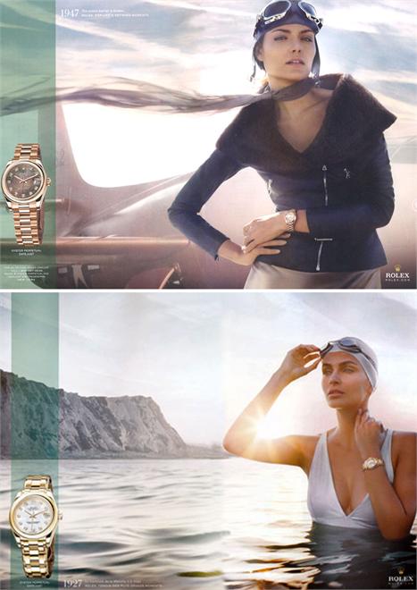 Fernanda Motta e Luciana Curtis aparecem nas páginas deste mês das revistas de moda internacionais mais badaladas. As duas tops são as estrelas da campanha mundial da Rolex.