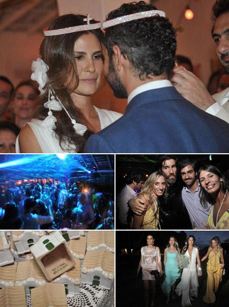 A festa de casamento de Sabrina Gasperin e Ara Vartanian na Casa da Festa, em Trancoso, nesse sábado, foi como o esperado: das mais animadas.