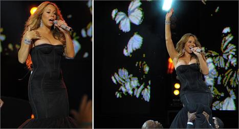 E Mariah Carey foi a grande sensação da primeira edição do Oi Fashion Rocks no Brasil. A cantora, com um vestido justérrimo preto com calda de sereia fez a trilha sonora do desfile da Calvin Klein, com looks maravilhosos assinados pelo mineiro Francisco C