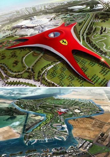 A Ferrari não perde mesmo tempo. Isso porque a marca inaugura em 2010 o primeiro parque temático de carros, o Ferrari World Abu Dhabi. O maior parque indoor do mundo, ficará em Abu Dabi nos Emirados Árabes.