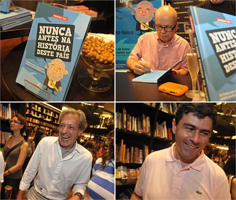 Glamurama foi conferir o lançamento de “Nunca Antes na História desse País”, livro lançado por Marcelo Tas na noite dessa quarta-feira na livraria Saraiva, do shopping Pátio Higienópolis. O livro começou a ser idealizado quando Marcelo Duarte, fundador da