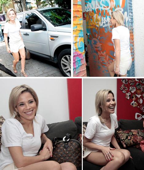 A Casa Glamurama recebeu uma visita especial na tarde desta quinta-feira. Quem deu rasante por aqui? Wanessa.