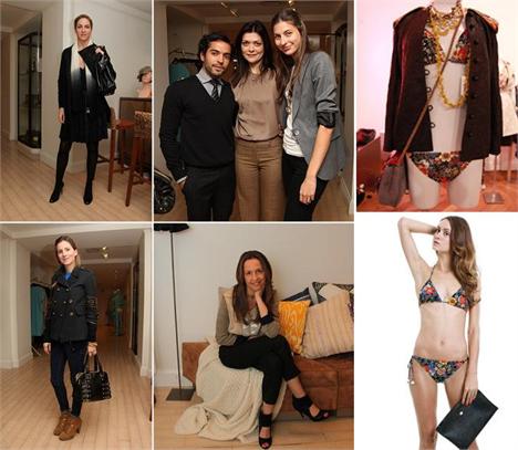 Amalia Spinardi reuniu gente de peso da moda norte-americana no lançamento da nova coleção da Jo De Mer, em Nova York.