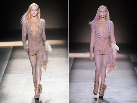 Apesar de não fazer o perfil das modelos que desfilam para a alta-costura, quem deu pinta na passarela de Valentino nessa quarta-feira, na Semana de Haute Couture de Paris, foi Alice Dellal.
