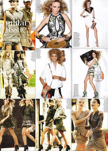 Carol Trentini e Isabeli Fontana são destaque na edição de março da edição norte-americana da revista “Vogue”.