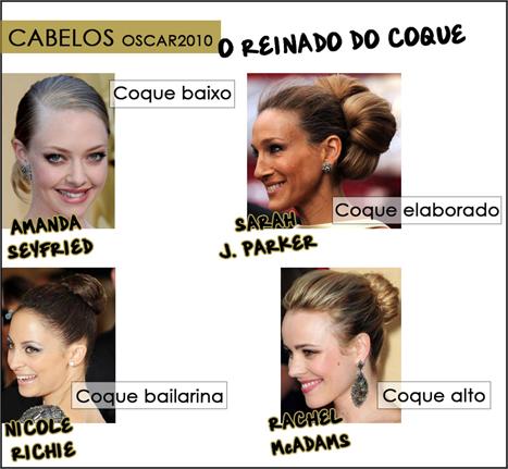 Além de coques desarrumados, os bem estruturados também farão a cabeça das glamurettes.