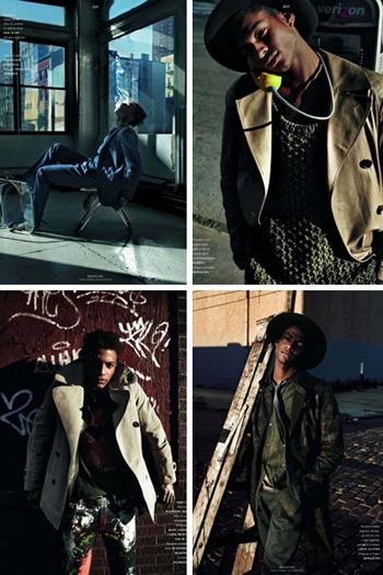 “Vogue Hommes International” faz ensaio inspirado em Basquiat.