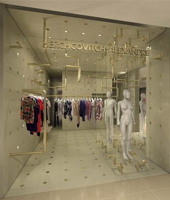 O estilista Alexandre Herchcovitch inaugura sua primeira loja no Rio nesta terça, 6 de abril, no Fashion Mall.