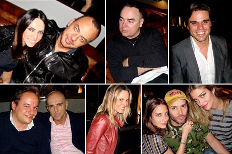 Fernanda Barbosa e Marcos Campos convidaram amigos para celebrar o aniversário de Raquel Silveira, nessa terça-feira, no Bar Número.