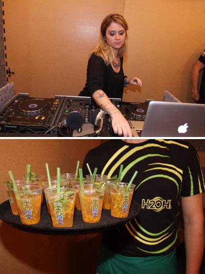 H2OH! aproveitou os eventos que estão acontecendo neste mês, para fazer as bebidinha que serão servidas aqui no lounge Glamurama.