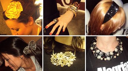 Acessórios legais é o que não falta aqui no prédio da Bienal. Ficou curioso, glamurette? A gente mostra os mais mais desta sexta-feira.