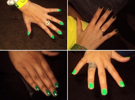 Glamurettes do Parque da Copa homenageiam o Brasil com as unhas.
