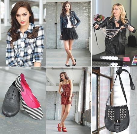 Madonna checked out from close the preview of Material Girl, the new brand of clothes for teenagers that is being created by her daughter, Lourdes Maria.