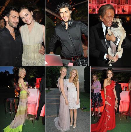 After the fashion show at Paris Haute Couture Week, this Wednesday, Valentino threw an after-party at Château Wideville, near the French capital.