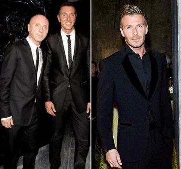 For Domenico Dolce and Stefano Gabbana, there is one man who revolutionized the men´s fashion world: David Beckham.
