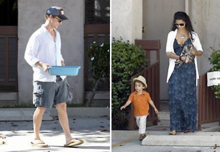 Could they be any cutter? Matthew McConaughey and his wife, Camila Alves, took their eldest kid to a special ride this weekend in Malibu.