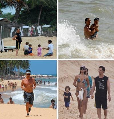 A gente sabe de todos os passos de Matthew McConaughey nesse domingo em Trancoso