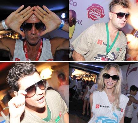 Os óculos de sol são itens imprescindíveis para a temporada de folia baiana. Veja quem não abre mão do acessório!